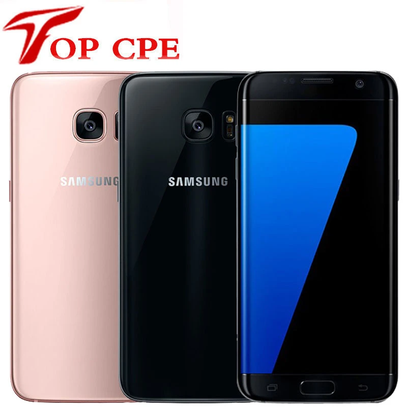 Original Unlocked Samsung Galaxy S7 Edge G935F G935V G935FD 5.5'' 4GB RAM 32GB ROM 12MP 1080P 4G LTE Quad Core Mobile Phone|Cellphones| -