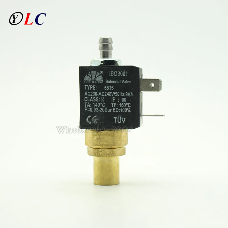 

Normally Open N/O Miniature 2/2 Way AC 220V 1.5mm Brass Water Steam Hot water 2 Position 2 Way Electric Solenoid Valve