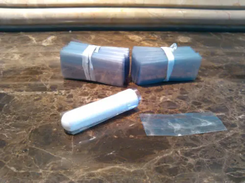 

1000pcs 6.5*3cm clear shrink wrap seal bands for nasal inhaler
