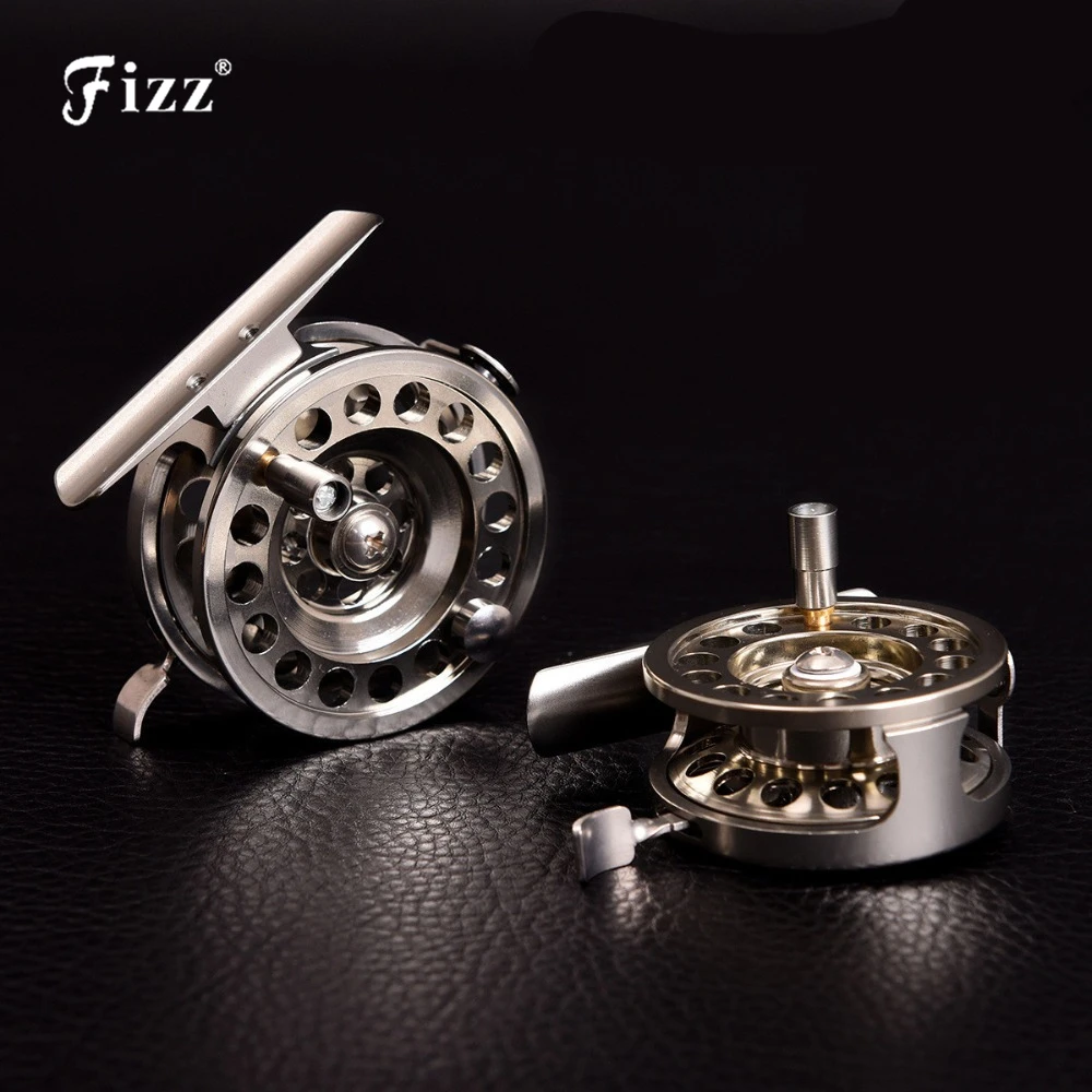 

Full Metal Fly Fishing Reel Ultra Light Quick Release Ice Fishing Wheel CNC Machined Fishing Reel Right Hand BLD50 BLD60