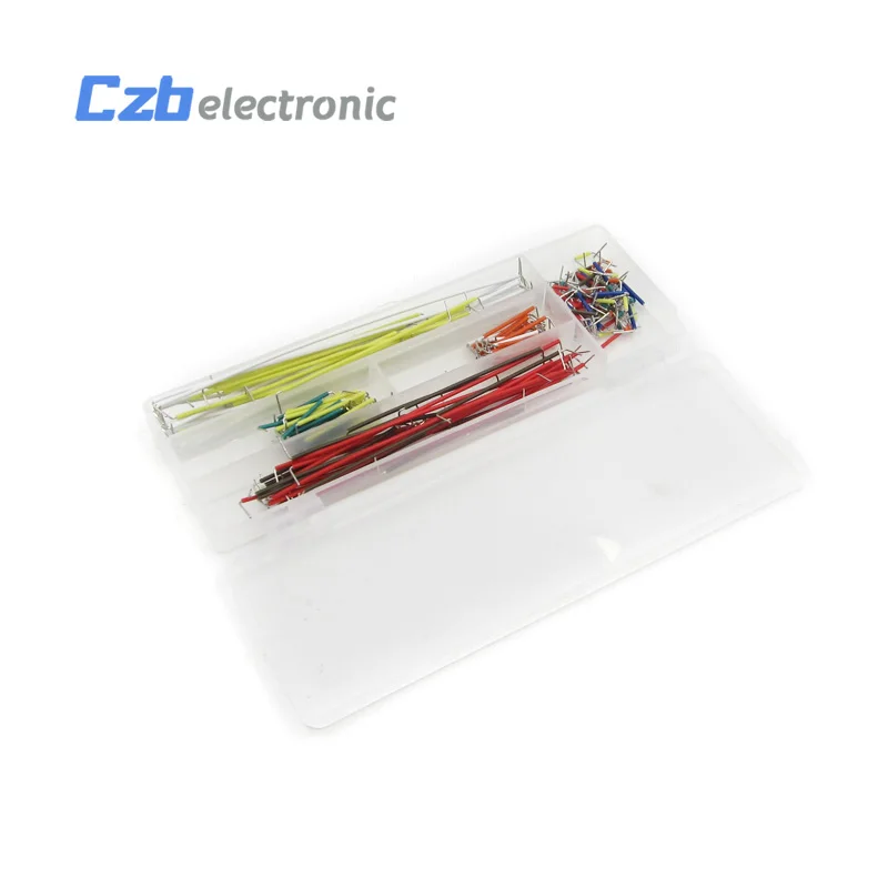 HS16B007 Hot Sell 140 pcs U Shape Solderless Breadboard Jumper Cable Wire Kit For Arduino Shield For raspberry pi With Case(5)