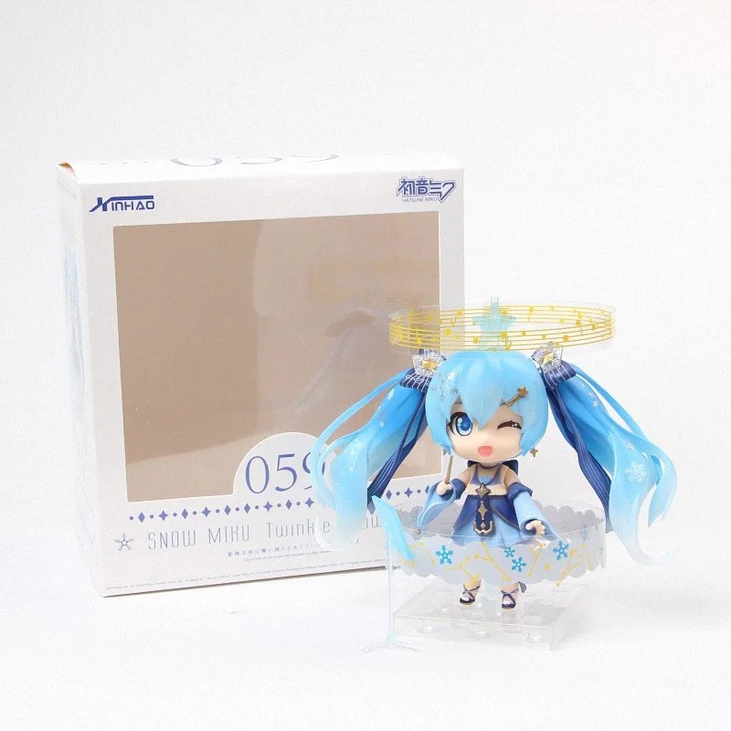 GZTZMY Anime Vocaloid Hatsune Miku 2017 Snow Miku Twinkle Snow Ver PVC Action Figures Collection Model Toys Doll for kids gifts6 (4)