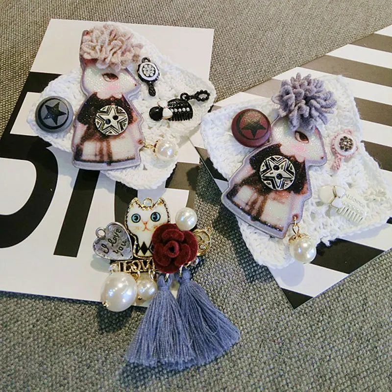 Женская Вечерние шь в Корейском стиле ретро|Броши| |