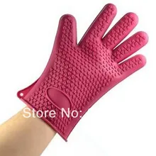 Новое поступление нового не скользят термостойкого силикона перчатки Пот Держатель 4 выпечка Пособия по кулинарии печь