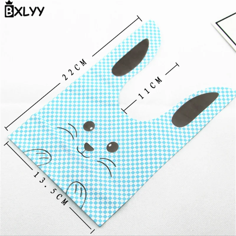 BXLYY 10 pc الزفاف الديكور آذان الأرنب البسكويت الحلوى حقيبة حفلة عيد ميلاد زينة الاطفال هدية الكريسماس مربع 2019 جديد Year.7z