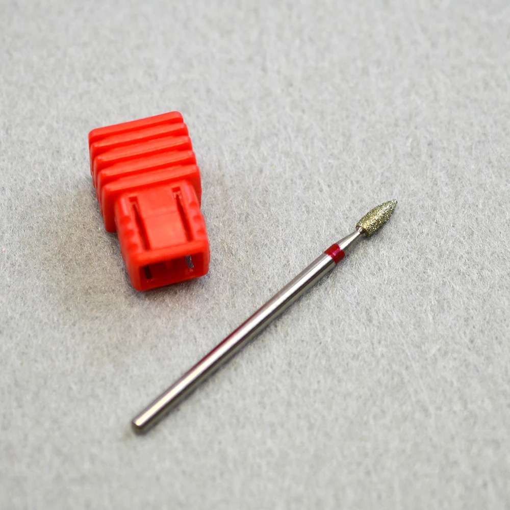 1 шт. 3/3" красная ручка из нержавеющей стали сверла для ногтей полировщик шлифовальный инструмент для электрических маникюрные машинки Инструменты для педикюра JIGD0307D