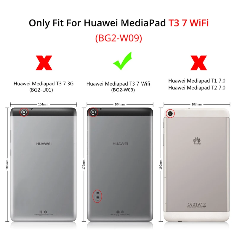 Чехол iBuyiWin для Huawei MediaPad T3 7 вращающийся на 360 градусов чехол книжка с Wi Fi и