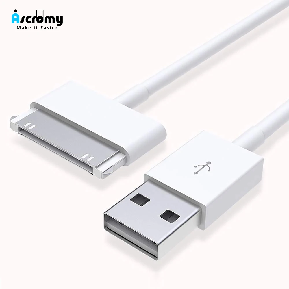 2 Pack USB Charging Cable Cord For iPhone 4 iPod iPad 2,3 And 3.1A Wall Charger