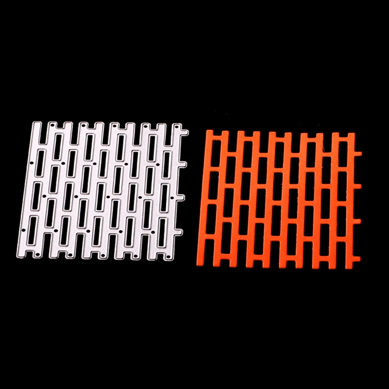 1Pc Frame Metal Cutting Dies Brick Wall Background Craft Scrapbooking Stencils