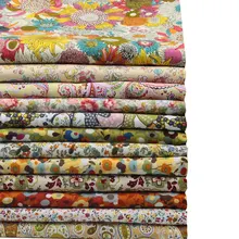 12 шт./лот, 46*50 см, ткань, хлопок, материалы для рукоделия, ткань, цветочный узор, серия, жир, четверть, сделай сам, художественная работа, ткань для шитья