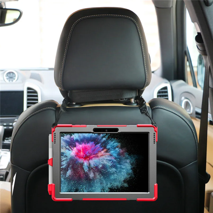 Чехол для microsoft Surface Go 10 дюймов с держателем ручки, вращающийся на 360 градусов ремешок/подставка+ наплечный ремень сверхмощный чехол