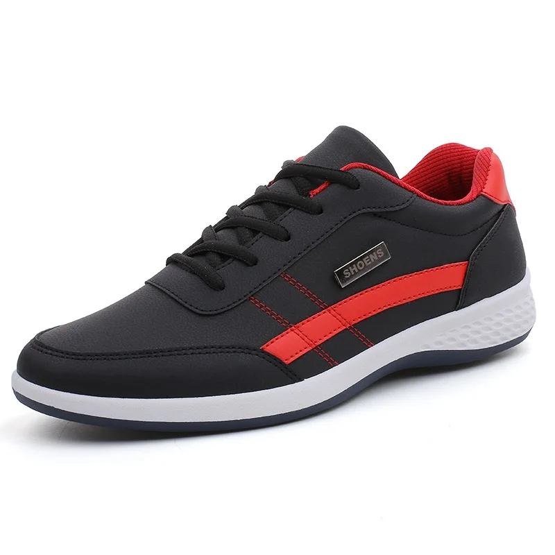 

WBNPSCK Fashion Men Sneakers for Men Casual Shoes Breathable Lace up Mens Casual Shoes Spring Leather Shoes Men chaussure homme