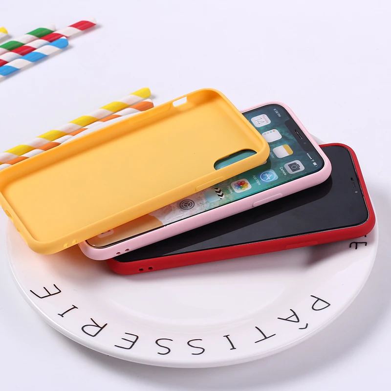 Мягкий чехол для iPhone 11 7Plus 7 6Plus 6 6S 12 8 8Plus X XS Max|Бамперы| |