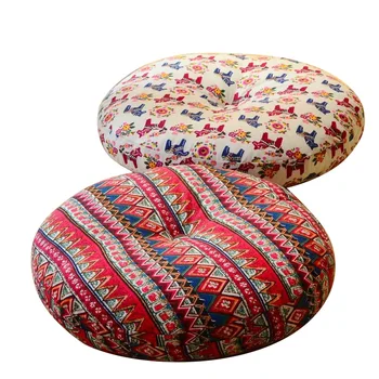 

Padded round cushion cotton floating window pad cloth worship by the mansion yoga mats