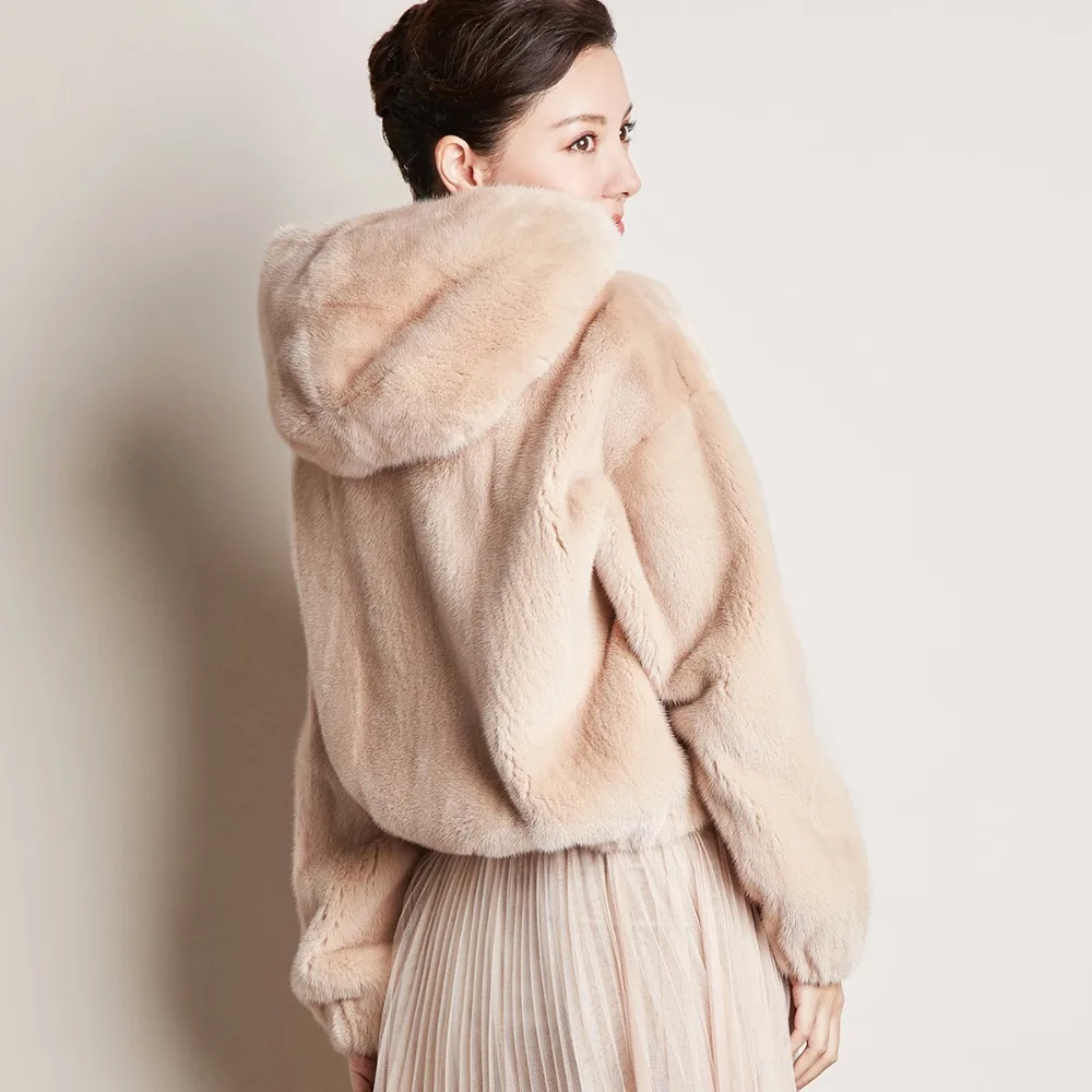 Роскошные пальто с мехом женские зимние норки high end наивысшего качества куница
