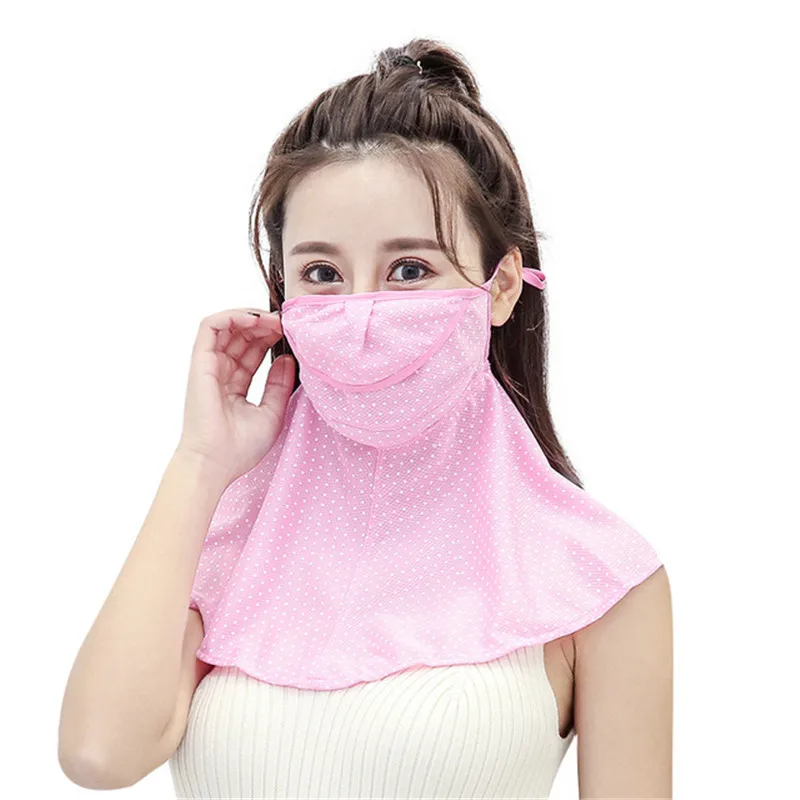 

Summer UV Breathable Women Neck Protection Face Mask Anti-dust Outdoor Sport Cycling Hiking Mask