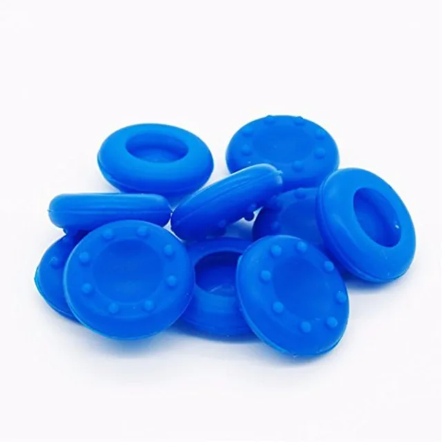 Best Price 10 Pcs blue Silicone Analog Controller Joystick Thumb Stick Grips Cap Cover For PS3/PS4/Xbox 360/Xbox One/Wii Game Controllers