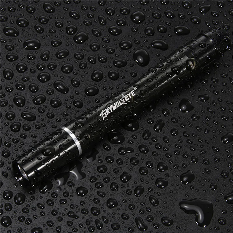 UV Ultra Violet LED Flashlight Pen Light LED Flashlight Purple Inspection 2x AAA Lamp Outdoor Bicycle Lights #4M14 (6)