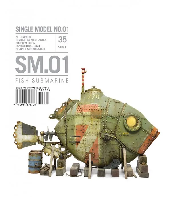 

[Loong Way Miniatures] Rinaldi Studio Press SM01 Fish Submarine SM 02 S-65 City Tractor SM.03 Sazabi Custom