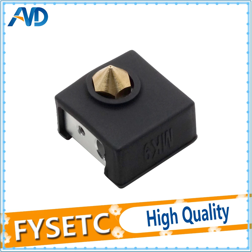 

2PCS Black MK7/ MK8/MK9 Silicone Socks Ceramic insulation For Wanhao Anet Prusa Tronxy X5S SILICONE HEATER BLOCK COVER