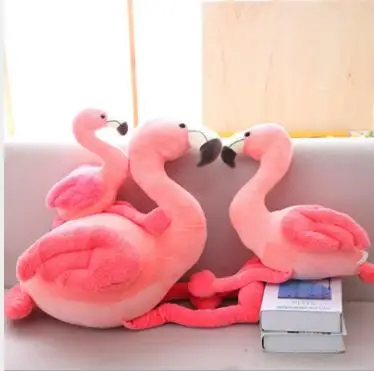 WYZHY стрейч супер мягкий Фламинго плюшевые игрушки кукла подушка на диван, кровать подарок 20 см 30 см 50 см