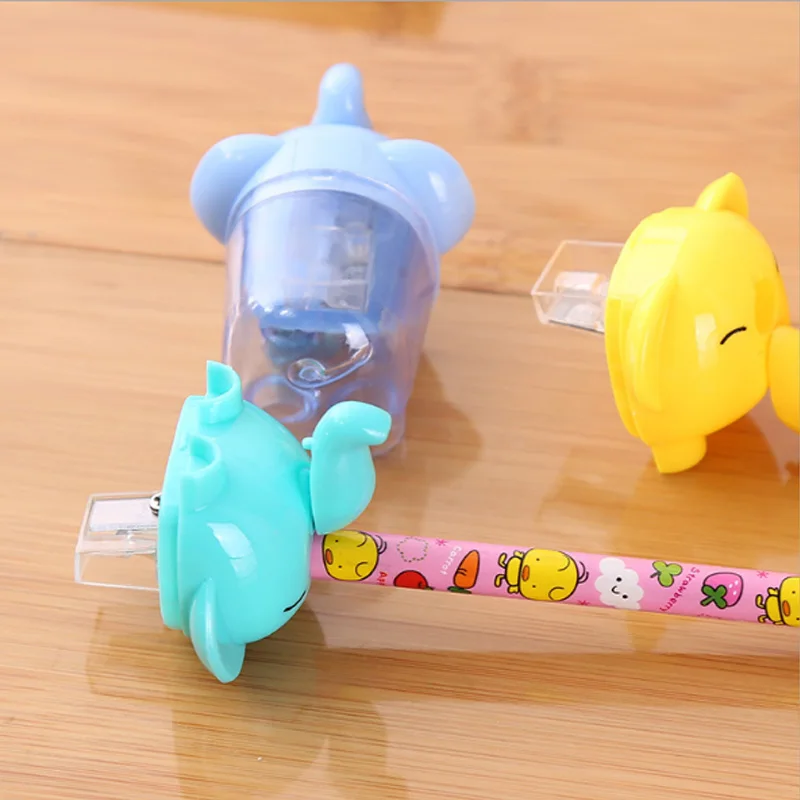 1X креативная точилка для карандашей kawaii elephant Мультяшные кавайные канцелярские