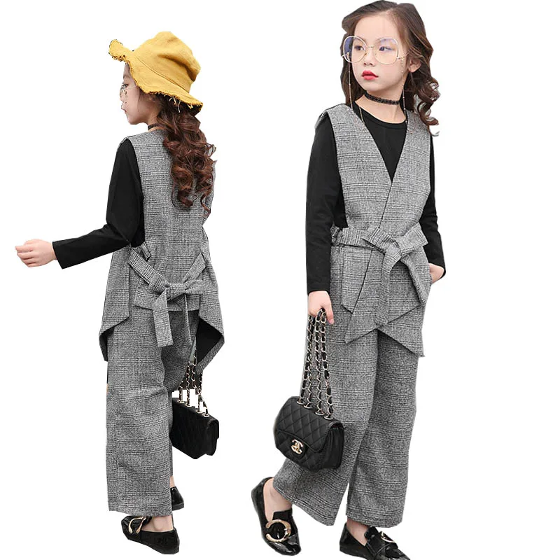 Teenage girls clothing set kids tracksuit for girls fashion suit school uniform plaid girls clothes spring 3pcs children clothes цена Teenage girls clothing set kids tracksuit for girls fashion suit school uniform plaid girls clothes spring 3pcs children clothes цены онлайн