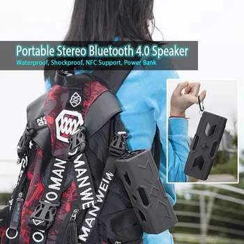 

NFC Portable Bluetooth speaker Portable Wireless Loudspeaker Waterproof Outdoor Speaker Stereo Music Surround Speaker