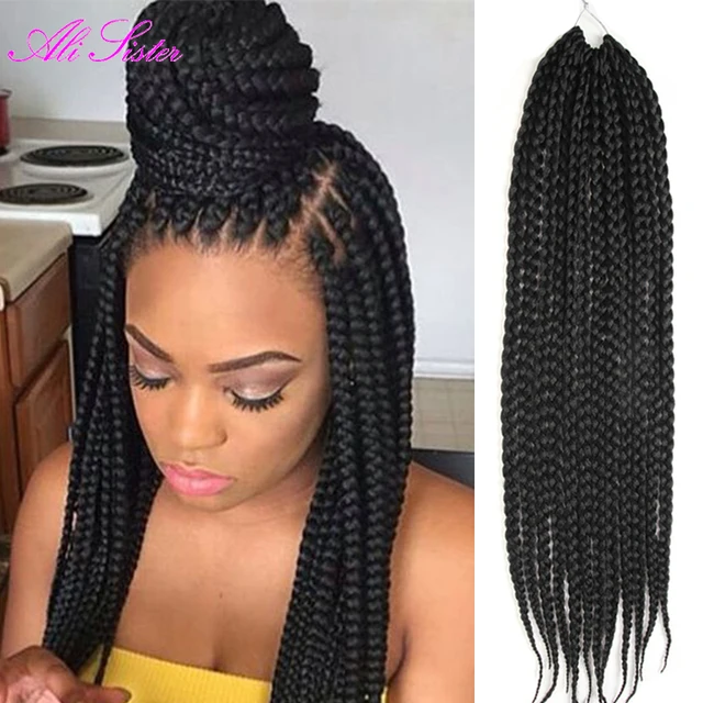 Boîte tresses cheveux synthétique cheveux xpression tressage cheveux crotchet tresses synthétique tressage cheveux tissage synthétique