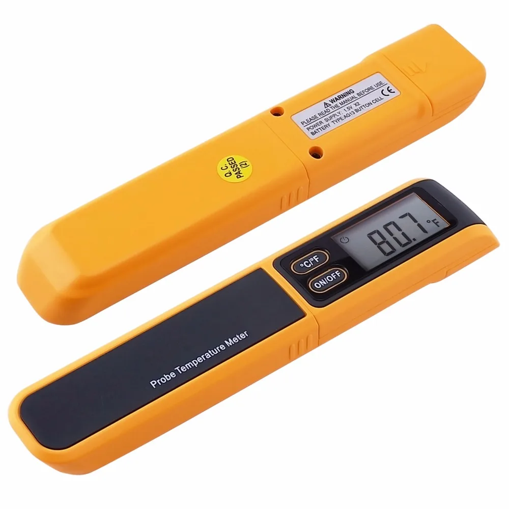 Цифровой термометр для кухни, ЖК-дисплей, используемый для хладагента, отопления и пищевой промышленности, измеритель температуры, как мясо