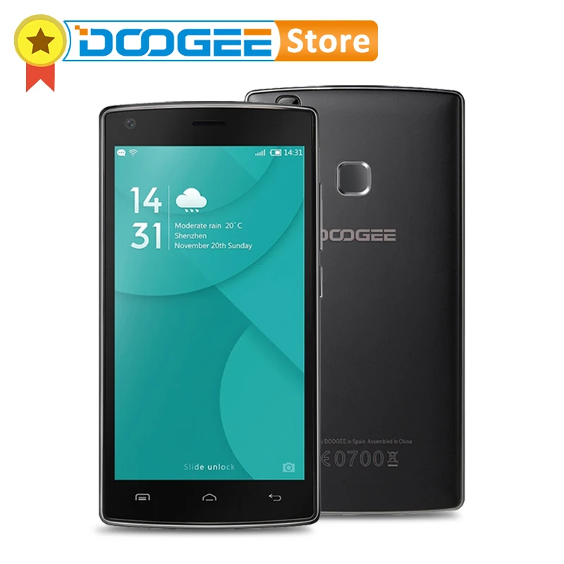 Оригинал DOOGEE X5 MAX Pro 4G LTE 5.0 Дюймов Android 6.0 Смартфон 2Гб RAM 16Гб ROM MTK6737 Quad Core 4000 мАч|core