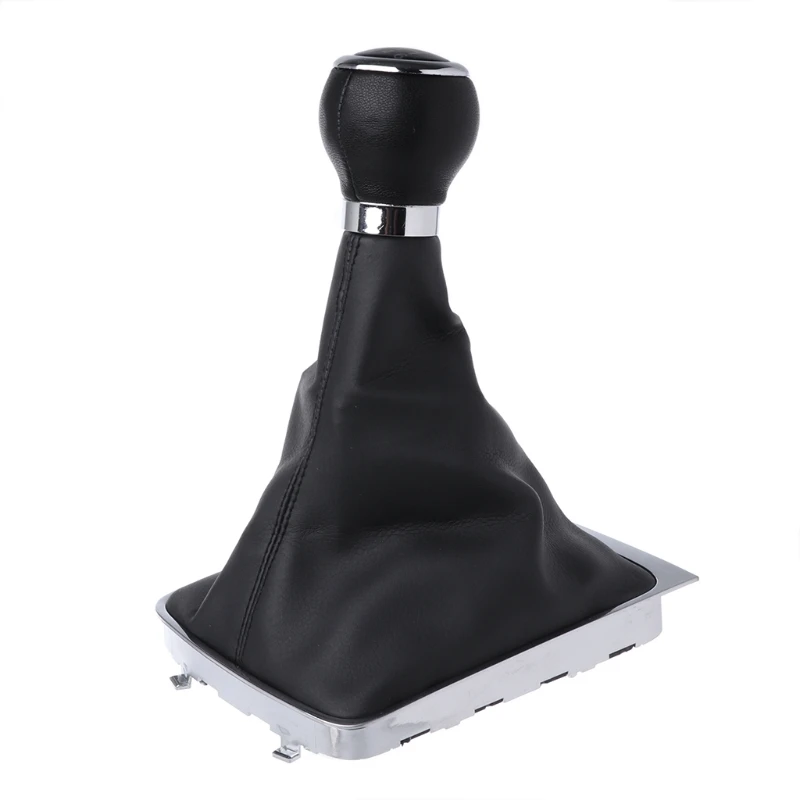 

6 Speed Leather Car Manual Gear MT Shift Knob Gaitor Boot For Volkswagen for VW Passat B6