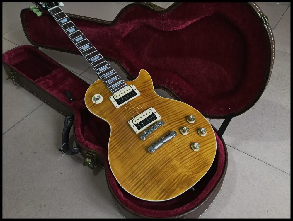 

New standard custom retro relics Guitar,handmade electric guitar,maple fingerboard,Sunburst color gitaar.real photos