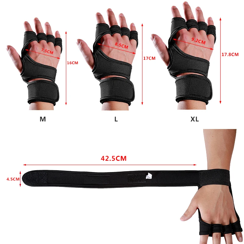 Gym Gloves Heavyweight Sports Exercise Weight Lifting Gloves Body Building Training Sport Fitness Gloves For Fiting Cycling