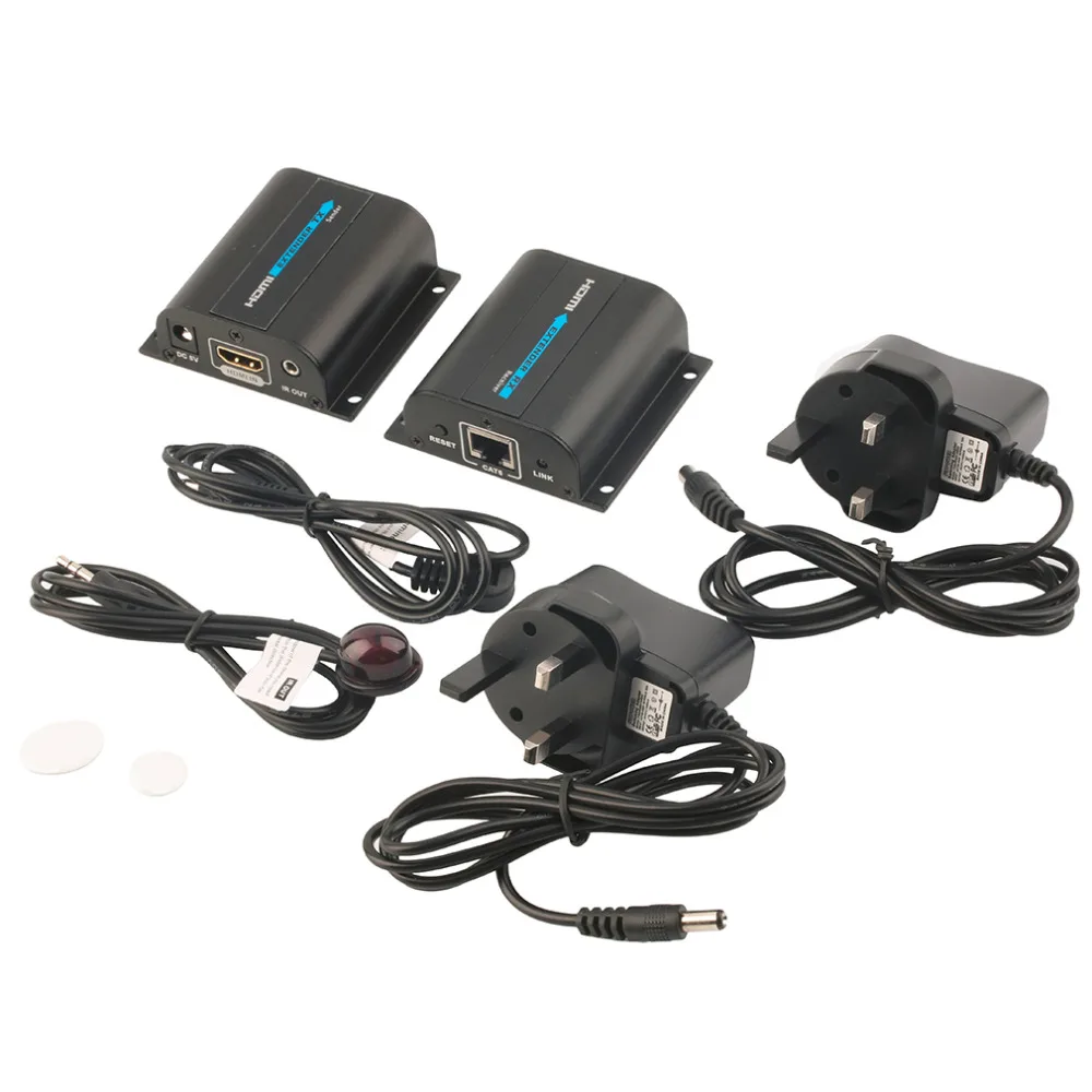

60m HDMI Network Extender Over Single Cable with IR cat6e/6 3D&1080P