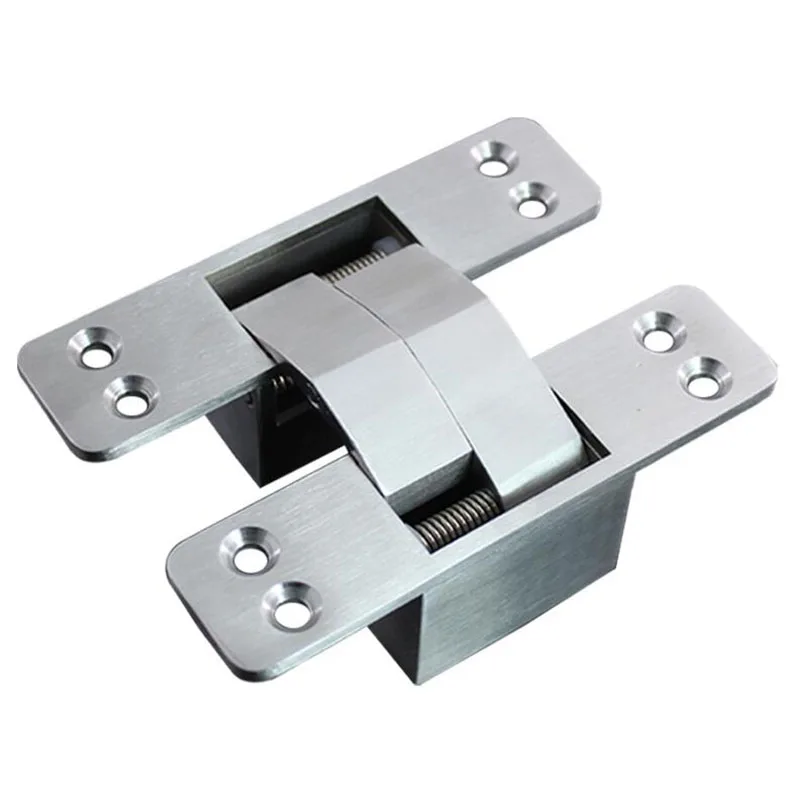 Us 65 0 Stainless Steel 304 Invisible Door Hinge 180 Degree Inside Outside Open Concealed Hidden Wooden Door Hinge In Door Hinges From Home