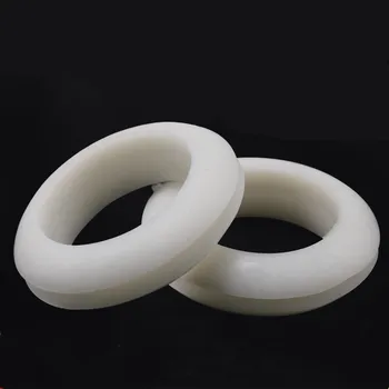 

White Double Sided Protection Ring Rubber Round Avoid Short Circuit Rubber Ring Line Wire Protector 3-10mm Inside Diamete