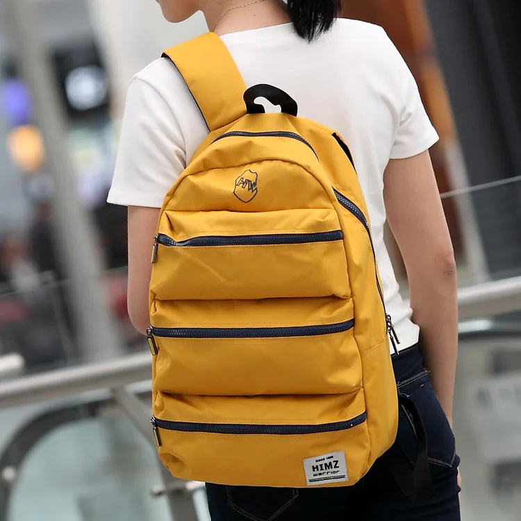 

New Inch Computer Package School Wind Travelling Bag Shoulders Nylon Middle School Student Bag