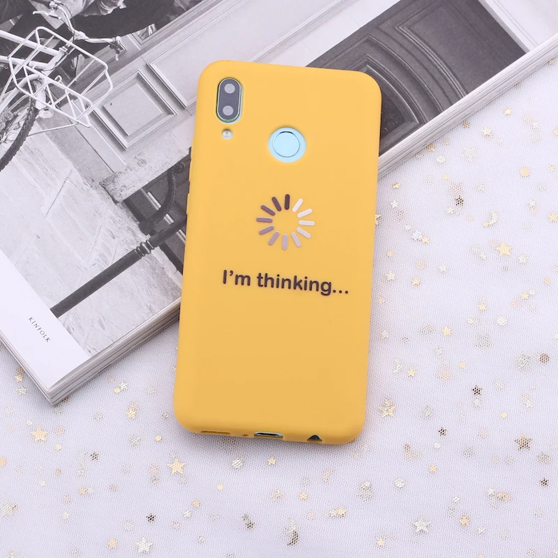 Для samsung S8 S9 S10 S10e Plus Note 8 9 10 A7 A8 I am thinking Funny Memes Candy силиконовый чехол для телефона Capa Fundas Coque - Цвет: 4