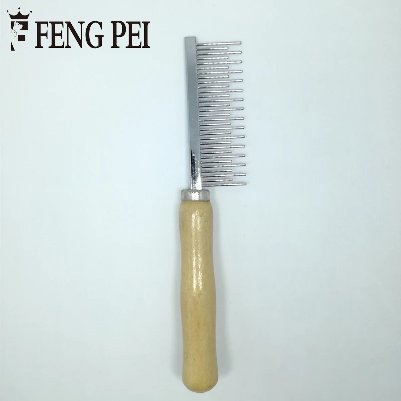Free Shipping Single Raw Needle Comb Stainless Steel Dog
