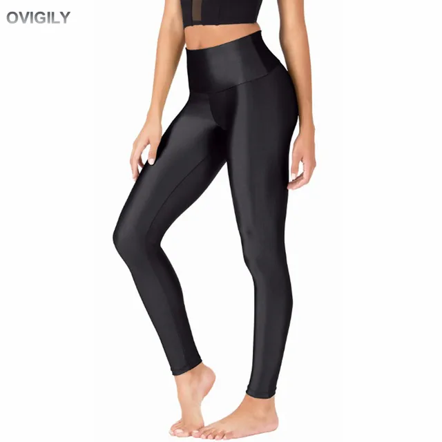OVIGILY 22 Colors Spandex Leggings Women Fitness Leggings High Waisted Full Length Dance Pants