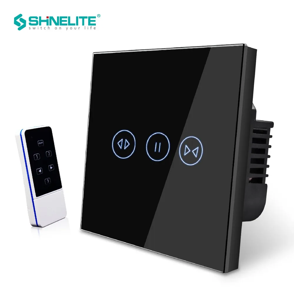 EU Standard Remote Control Curtains wall Switch Smart House Home
