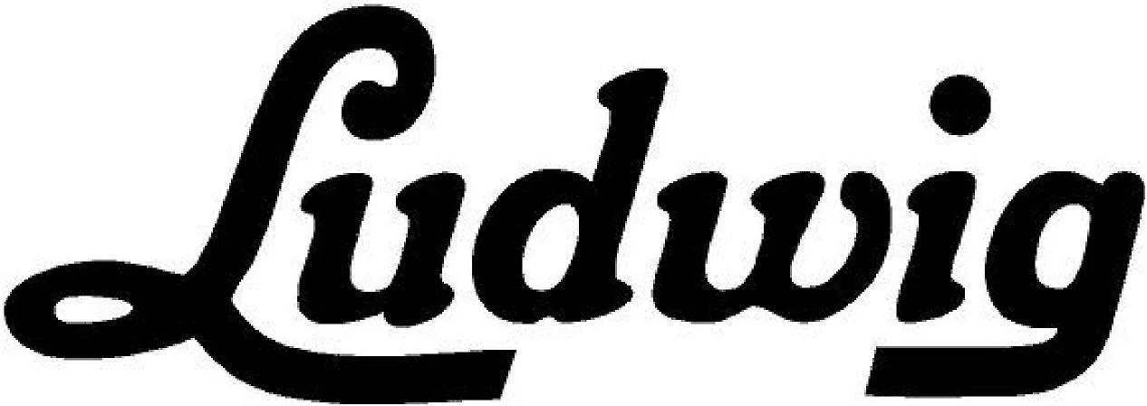 

For Ludwig Drum (2)Logo Decal/Sticker **Colour Choice** Various Sizes