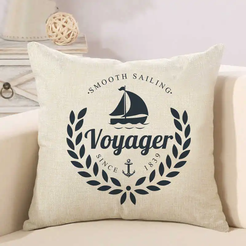 anchor steering wheel compass cushion cover (6)