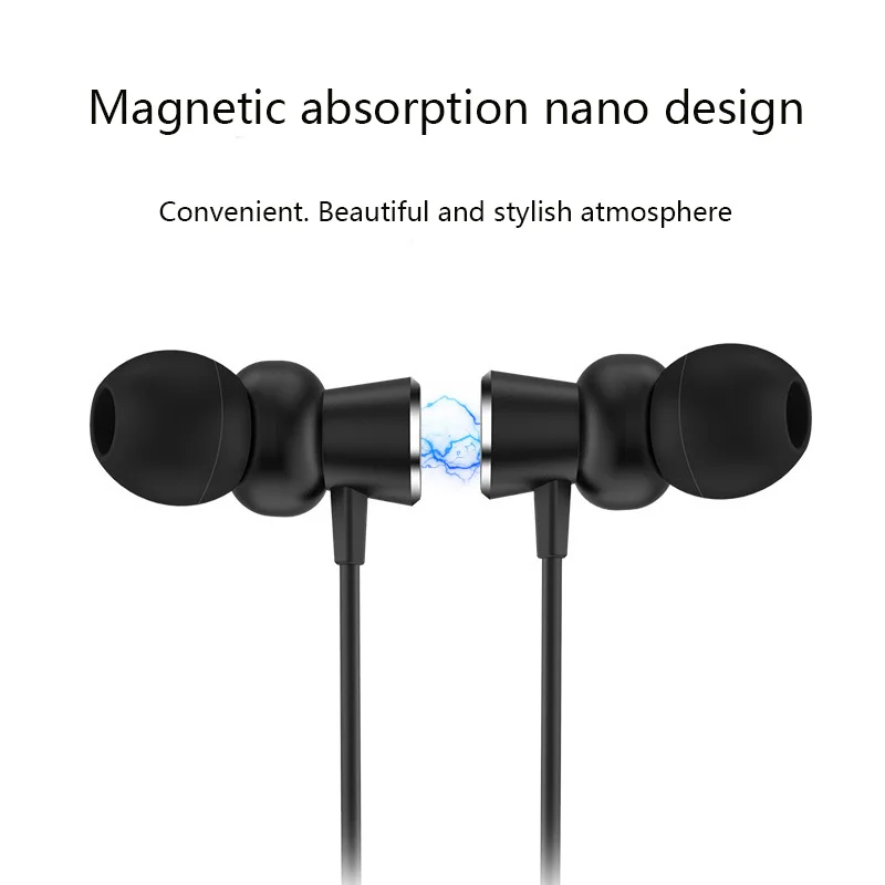Магнитные наушники вкладыши с разъемом USB Type C металлические микрофоном и