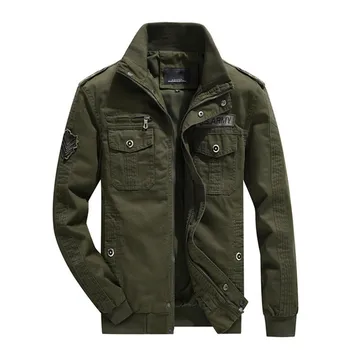 

Military Jacket Men 2018 New Fashion Autumn Soldier Jackets Male Brand Clothing Mens Bomber Coats Plus Size M-6XL