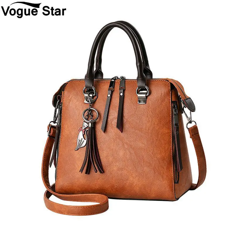 Crossbody Bags for Women 2019 Fashion Tassel Women Shoulder Bags Large Capacity Casual Leather Women Handbag