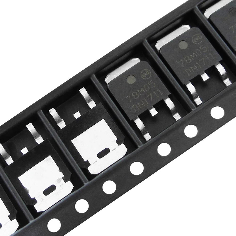 100 шт./лот Низкие Регуляторы 5 в 0.5A 500mA 7805 78M05 TO252 SMD IC CHIP | Электроника