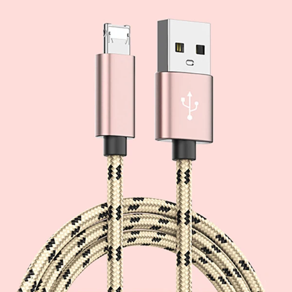 Золотой NOHON usb кабель для зарядки для Apple Micro USB порт для iphone XS MAX XR X Android телефон для samsung S7 huawei Xiaomi зарядный кабель - Цвет: Золотой