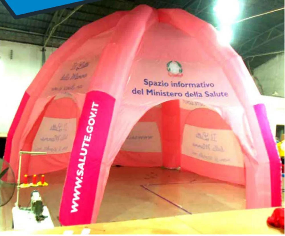 8 м Диаметр изготовление логотипа открытый надувной купол палатки для выставки, акция